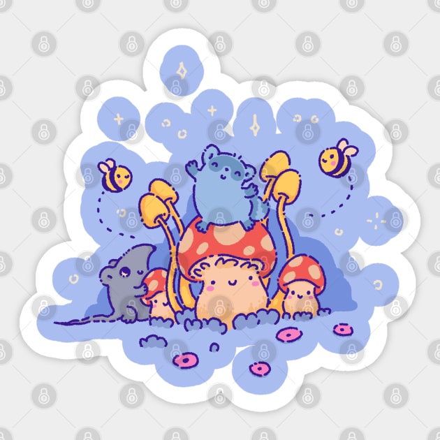 Magic forest Sticker by Tinyarts